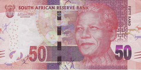 P140b South Africa 50 Rand (New Sign. & Date) Year 2015